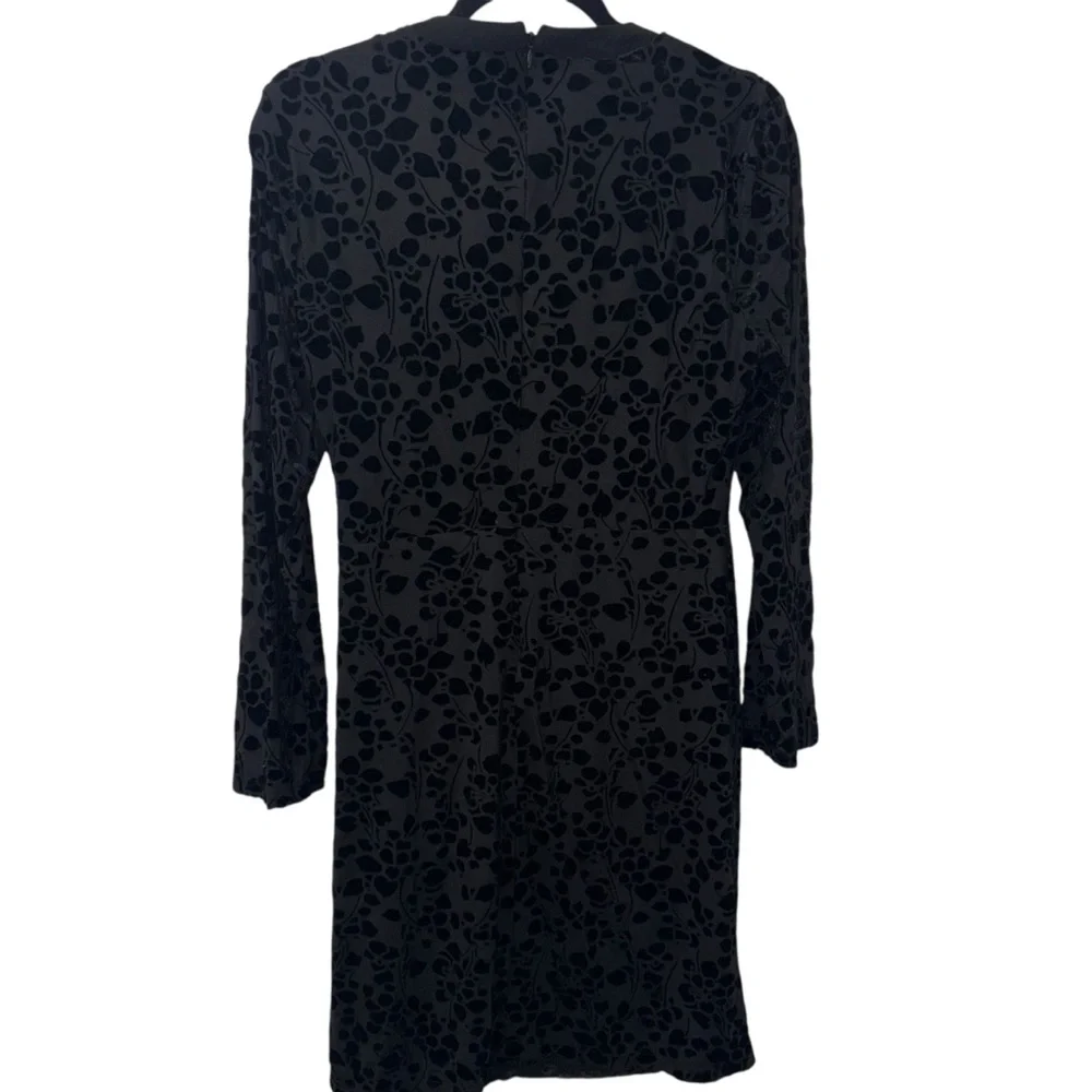 Tommy Hilfiger Women's Sheath Knit Long Sleeve Surplus Neckline Dress Sz 12 - Picture 6 of 10